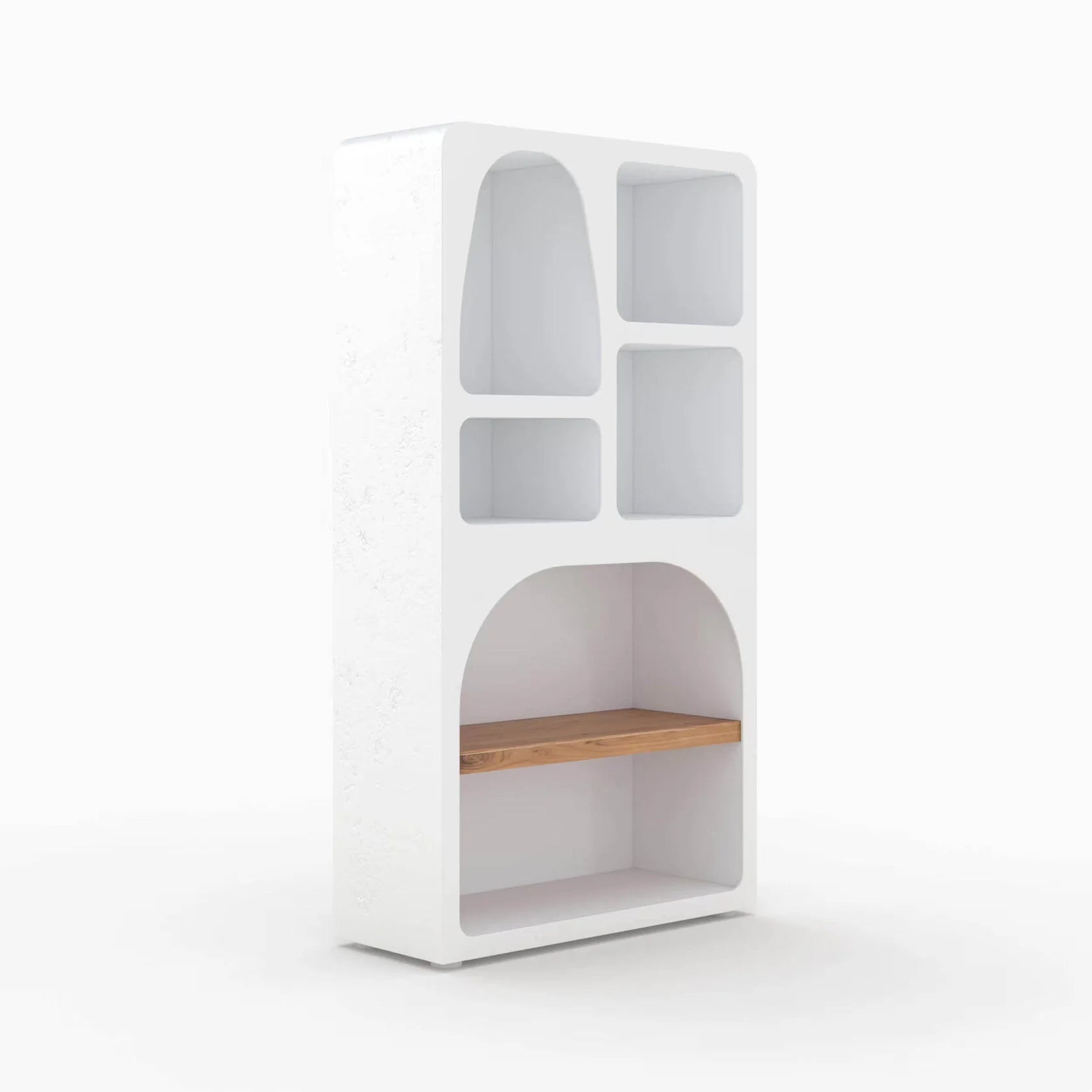 Le meuble voûté Santorini avec étagère en bois