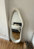 Miroir Amorphe - Longueur totale - Couleurs : Blanc ou Noir