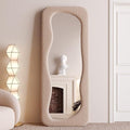 Miroir Pleine Longueur Ondulé - Design Moderne et Unique