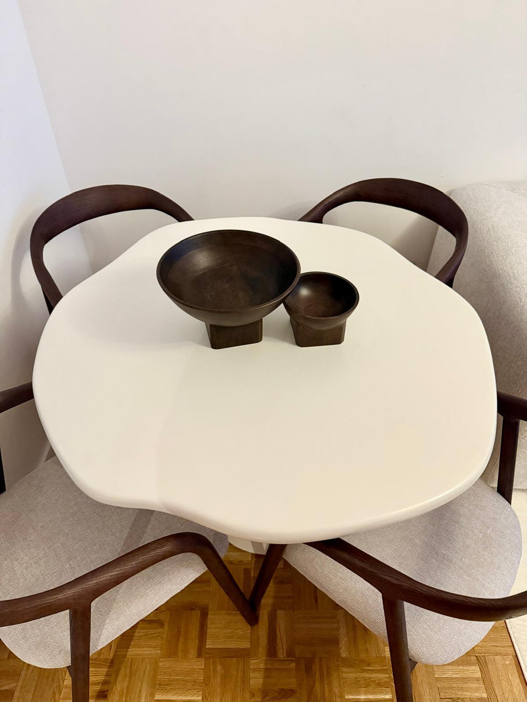 Table à manger béton ciré