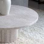 Table Basse Opale en Travertin
