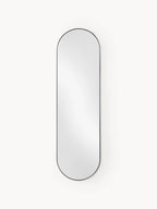 Miroir Mural Ovale Noir