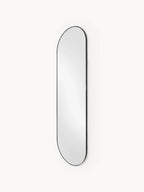 Miroir Mural Ovale Noir